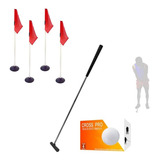 Kit Golfe Adulto Taco De Metal