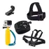Kit Gopro Suporte Peito Cabeça Bastão Flutuante Luva Mão