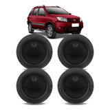 Kit Grade Difusor Saída Ar Ecosport 2008 A 2012 Aro Grafite