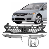 Kit Grade Moldura Emblema Honda Civic 2009 2010 2011