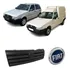 Kit Grade Preta Emblema Azul Fiat Uno 2006 2007 2008