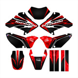Kit Gráfico Adesivo Tornado Carenagem 0 30mm Moto Trilha