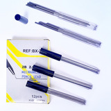 Kit Grafite 2 0mm 2b 24 Tubos Ponta Grossa Resistente Macio