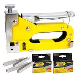 Kit Grampeador Tapeceiro 4 14 Mm 2200 Grampos 6mm 8mm