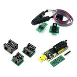 Kit Gravador Usb Flash Eprom Spi Bios 24xx 25xx Programador