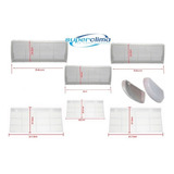 Kit Grelhas Filtros Lateral Split Carrier Piso teto
