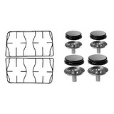 Kit Grelhas Kit Queimadores Fogão 4 Bocas Esmaltec Agata