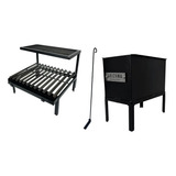 Kit Grelhas Personalizadas Para Alvenaria Firebox Parrilla