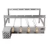 Kit Grill Churrasco 4 Espetos Gira Inox Rotativo 60cm Bivolt