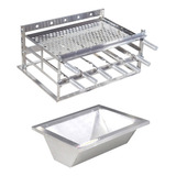 Kit Grill Completo 6 Espetos Inox