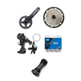 Kit Grupo 11v Absolute Completo Cassete 11 50 Pedivela