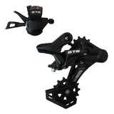 Kit Grupo Gts 12v Mtb Cambio Traseiro E Alavanca De Câmbio
