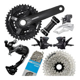 Kit Grupo Shimano Altus M2000 Cambio Traseiro alivio 27v