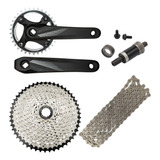 Kit Grupo Transmissão Bike 1x11v Coroa Única K7 11x50 Mtb