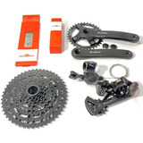 Kit Grupo Transmissão Sunrace 1x 9v Cassete 11 50d Mtb 6pçs