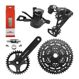 Kit Grupo Transmissão Sunrace Dkm 1x 9v Cassete 50d Mtb 6pçs