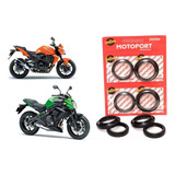 Kit Guarda Pó Bengala Retentor Kawasaki Z750 Z800 Er6 n