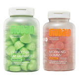 Kit Guday Creatina Vitamina C Extrato De Própolis Gomas Sabor Maçã Verde E Framboesa