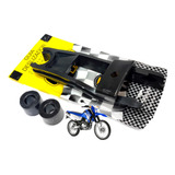 Kit Guia Deslizador Corrente Rolete Lander 250 Tenere 250