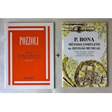 Kit Guia Teórico prático Pozzoli E P Bona Método Musical