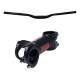 Kit Guidão Bike 700mm Aço Suporte Mesa 80mm Aluminio