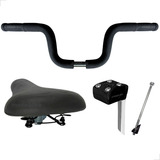 Kit Guidão Bike Alto Tipo Moto espumas mesa Suporte selim