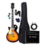 Kit Guitarra Lps230sb Canhoto Capa Cubo +acessórios Completo
