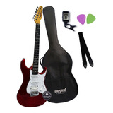 Kit Guitarra Stratocaster Elétrica Tagima Tg 520