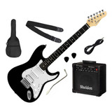 Kit Guitarra Stratocaster Giannini G 101 + Amp E Acessórios