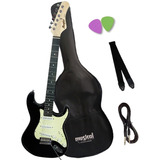 Kit Guitarra Stratocaster Tagima Memphis Mg 30 C Acessórios