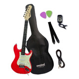 Kit Guitarra Stratocaster Tagima Memphis Mg 30 Com Afinador
