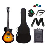 Kit Guitarra Strinberg Les Paul Lps200 Caixa Amplificada