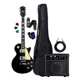 Kit Guitarra Strinberg Lps230 Bk Preta Capa Cubo acessórios