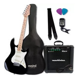 Kit Guitarra Strinberg Sts100 Preto Oferta