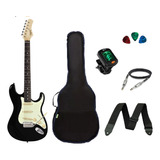 Kit Guitarra Tagima Stratocaster T635 Preta
