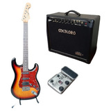 Kit Guitarra Tagima T736s - Amplif Meteoro E Pedaleira G1xn