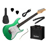 Kit Guitarra Tagima Tg 520 Woodstock Stratocaster Amp Nf