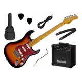 Kit Guitarra Tagima Tg 530 Amp Sheldon Gt1200 Nf E Gtia