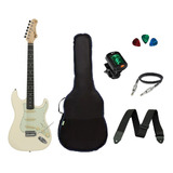Kit Guitarra Tagima Tg500 Strato Capa