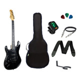 Kit Guitarra Tagima Tg500 Strato Para