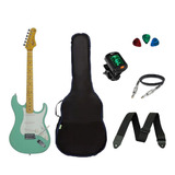 Kit Guitarra Woodstock Tagima Tg530 Strato Acessórios