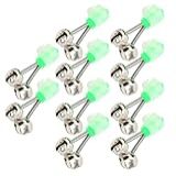 Kit Guizo Ou Sino De Pesca Duplo - Alerta Sonoro Para Vara De Pescar - Pesca Noturna Kit Com 2- 6 Ou 10 Unidades -6-