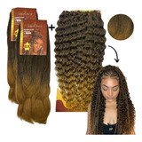 Kit Gypsy Braids Cabelo Jumbo Super African Beauty E Crochet