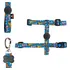 Kit H ( Peitoral + Guia ) Cachorros -  Coleção Garfield Cor G04 Tamanho Da Coleira M