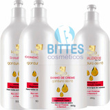 Kit Hábito Cosméticos Cabelo Reconstrução Capilar 4 Itens
