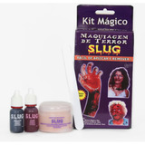 Kit Halloween Slug Maquiagem Do Terror