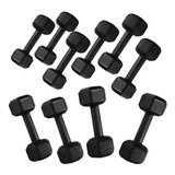 Kit Halteres Dumbells Sextavado