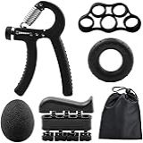 Kit Hand Grip Aparelho Fortalecedor De Mola Para Mão Punho Pulso Antebraço Dedos Cotovelo Exercício Dedos Ajustável Alicate Fisioterapia Marca ATM