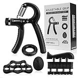 Kit Hand Grip Fortalecedor De Mão Dedo Punho Braço Exercicio Fisioterapia Pegador De Mãos Força Suporte