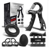 Kit Hand Grip Fortalecimento Mãos Braço Punho Fisioterapia